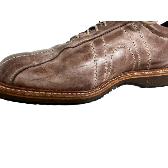 Allen Edmunds Brown Bicycle-toe Voyager Oxford Shoe 10.5 D Casual Walking Shoe main image 7